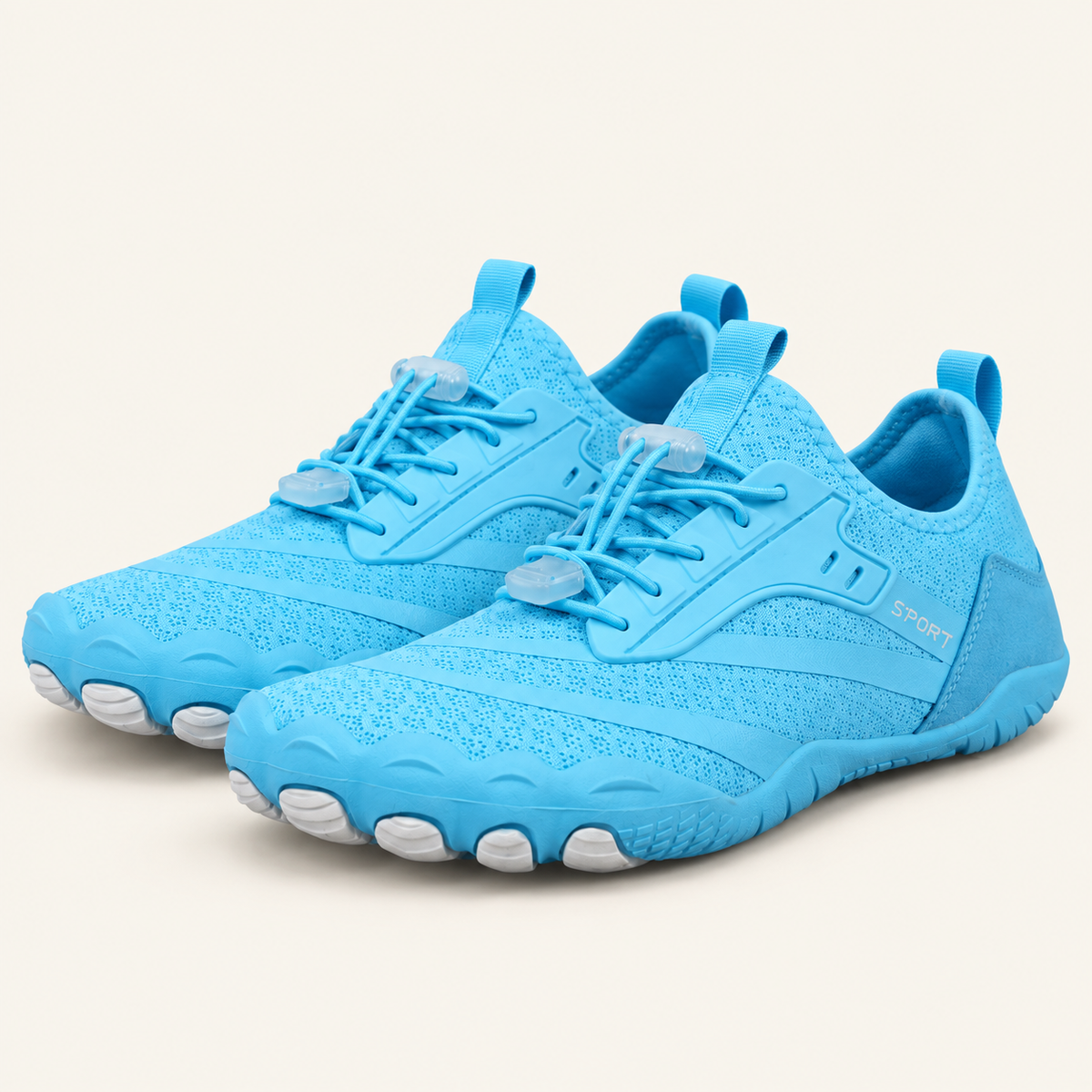 Buty barefoot do treningu Siła, kolor błękitny