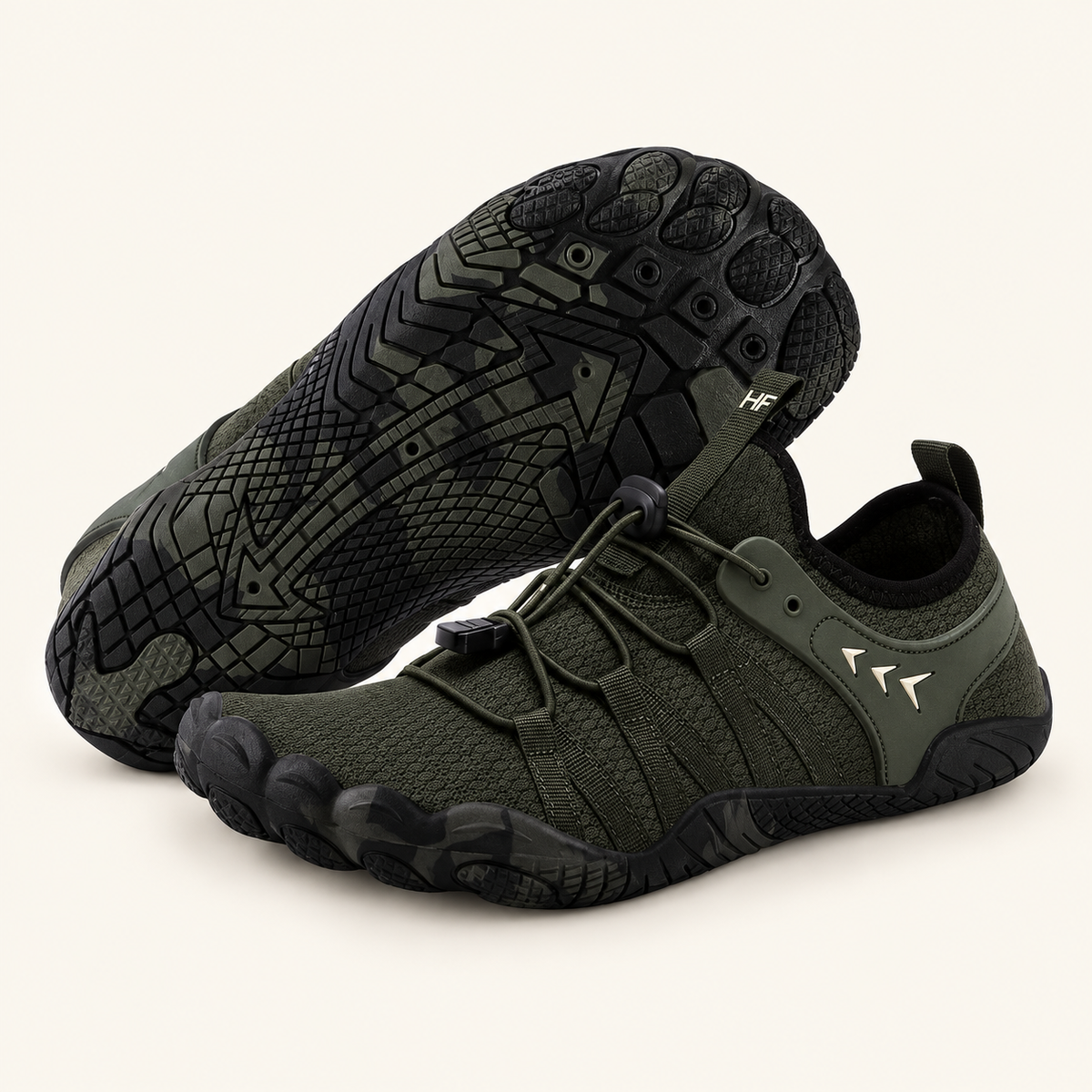 Buty barefoot Caspian Adventure, kolor ciemnozielony