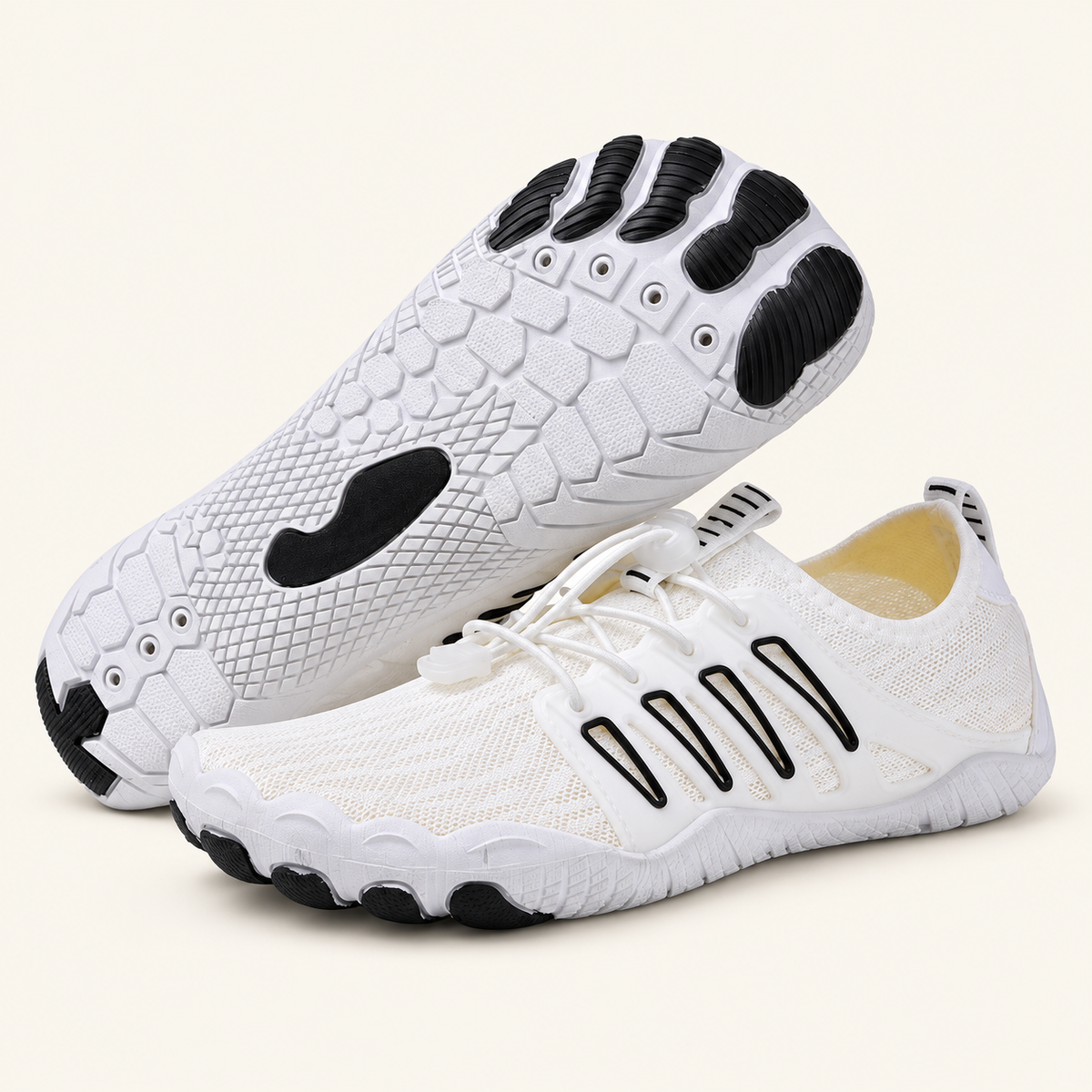 Buty barefoot Colson Pro, kolor biało-czarny