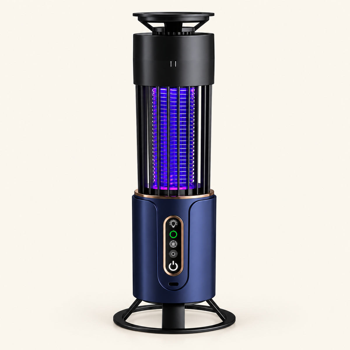Lampa owadobójcza UV LED ładowalna, kolor niebieski