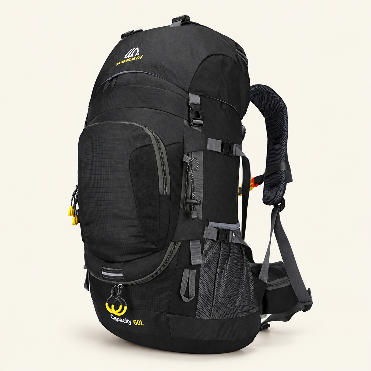 Plecak trekkingowy 60 l, kolor czarny