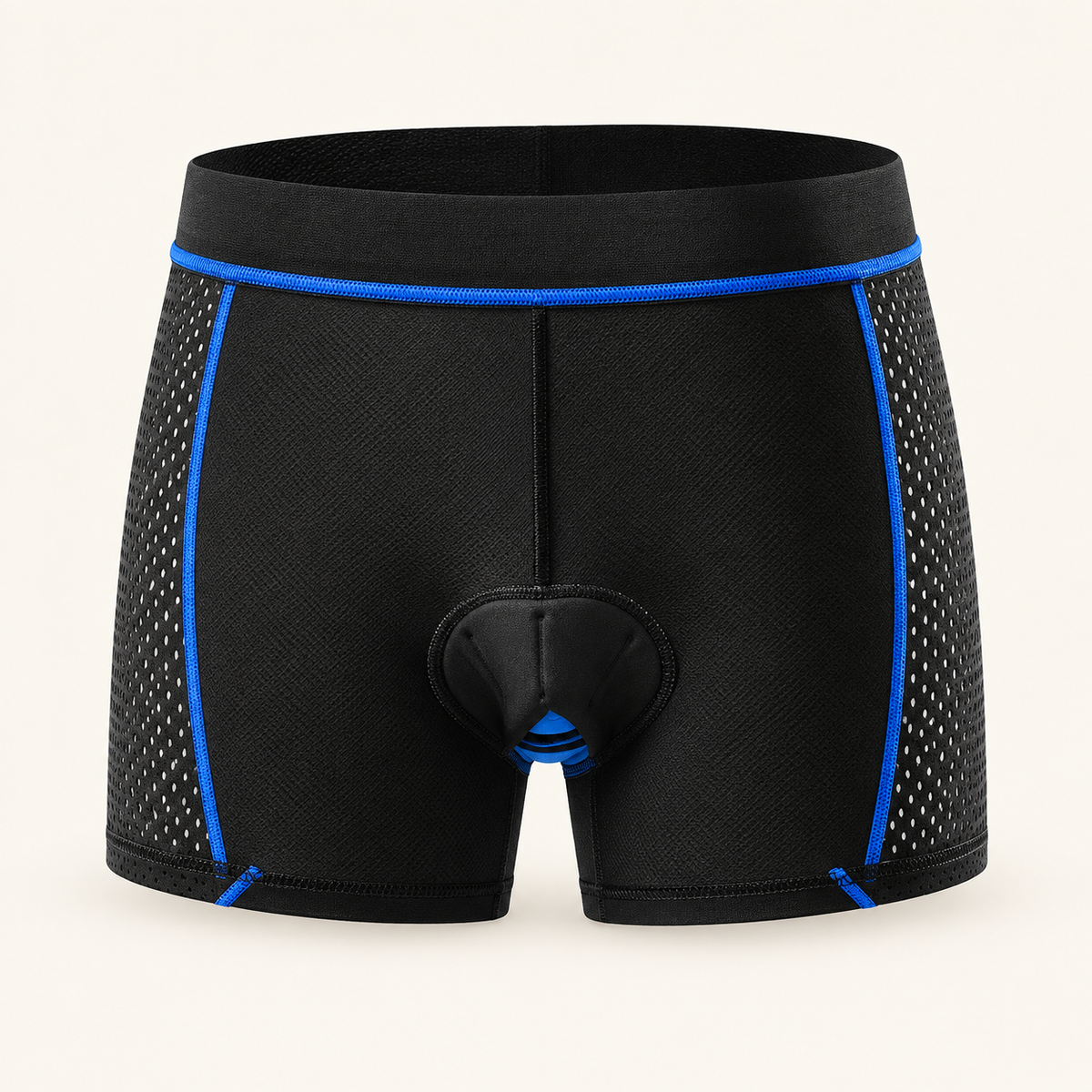 Bielizna rowerowa z wkładką żelową unisex, kolor niebieski