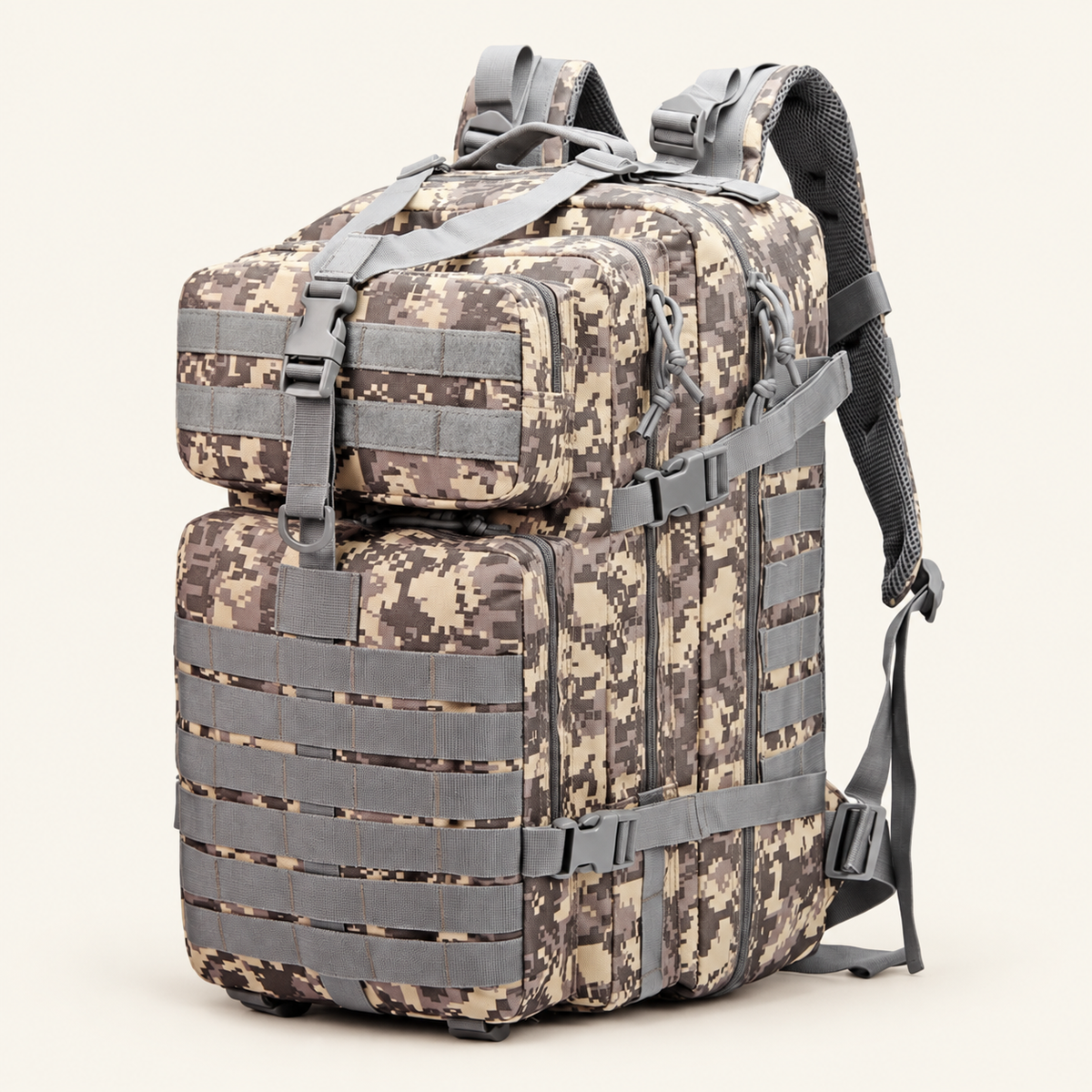 Plecak taktyczny 50 l MOLLE, kolor kamuflaż 2